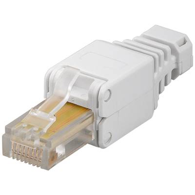 Fiche RJ45 CAT 5e UTP Sans Outils AWG 24-26 Blanc - GOOBAY