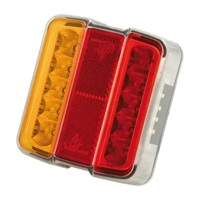 Lanterne 4 fonctions - Orange/rouge, feu led - AUTOBEST - 246161 - Maxoutil