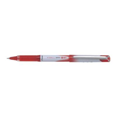 Stylo roller V-Ball Grip 05 encre liquide Pointe Fine Rouge - PILOT
