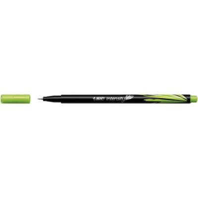 Stylo Feutre Fineliner Intensity Pointe Baguée métal Fine 0,4mm Vert Clair - BIC