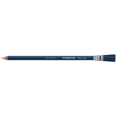 Crayon gomme Mars rasor bleu avec embout balai - STAEDTLER