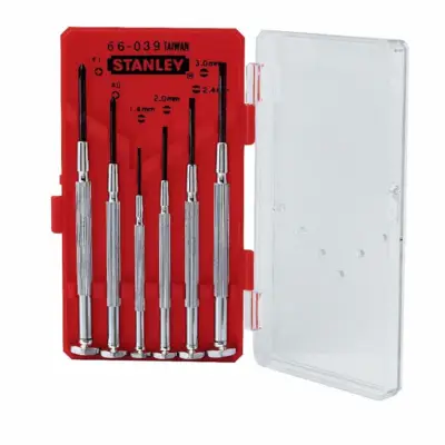Tournevis horloger coffret 6pieces - 1-66-039 - STANLEY