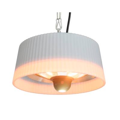 Parasol chauffant électrique suspendu SIRMIONE Blanc - Gedimat - FAVEX