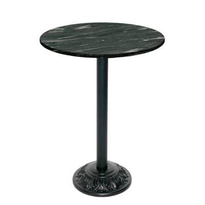 Mange-debout pied noir Ø70cm calypso - intérieur - RestooTab
