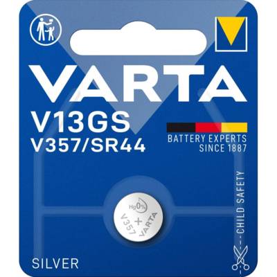 Pile bouton "Electronics" V13GS V357 SR44 - VARTA