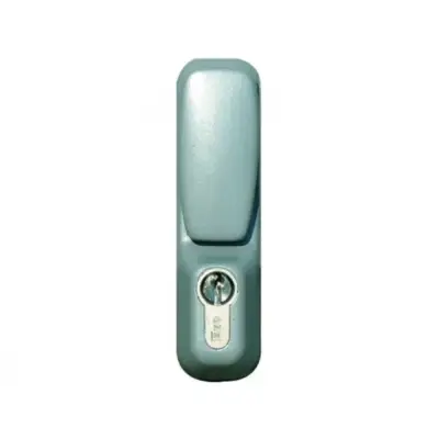 Ensemble bouton cylindre grand modèle ISEO anti-vandalisme - Gris métal - 94012007T - CAVERS ISEO