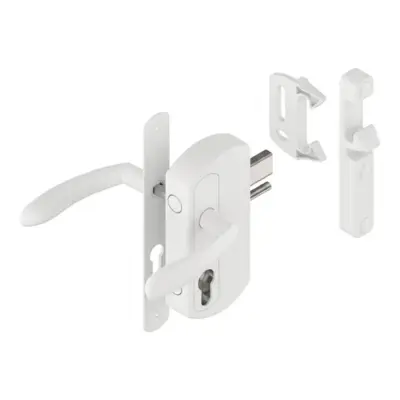 Kit serrure en applique Modulox à pêne levant portail et portillon - blanc - TIRARD et BURGAUD - WE591208CU