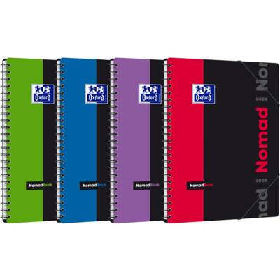 Cahier ETUDIANT Nomadbook 24x31 cm 5x5 160 pages 90g coloris aléatoire - OXFORD