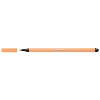 Stylo feutre Dessin Pen 68, orange clair - STABILO