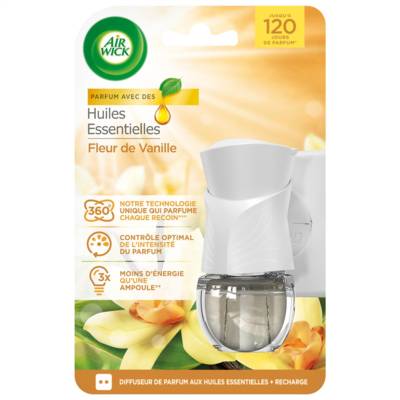 Diffuseur Electrique avec une Recharge Vanille Ingrédients d'Origine Naturelle - AIR WICK