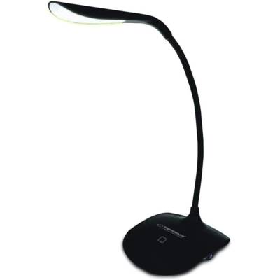 Lampe de Bureau Led Tactile ACRUX Bras Flexible Noir - ESPERANZA