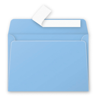 Pack de 20 Enveloppes 120g 114x162 bleu lavande - Clairefontaine