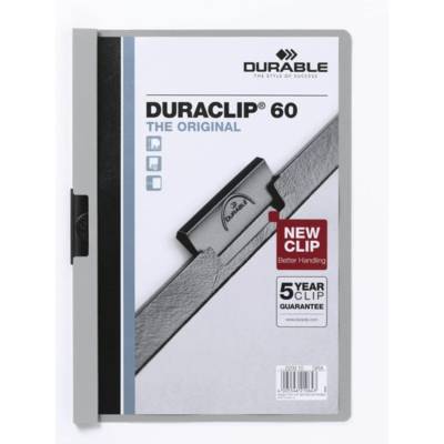 Chemise à clip DURACLIP ORIGINAL 60 A4 Gris - DURABLE