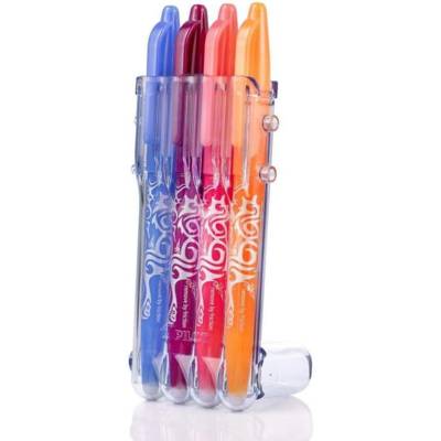 Set 4 stylos Pilot Pen Frixion Ball 07 Set2Go Bleu Violet Rose Orange