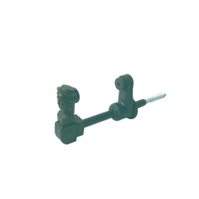 Arrêt tête bergère composite à visser noir D10mm - 280mm - Gedimat - AFBAT