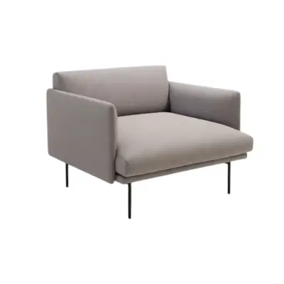 Chauffeuse lounge grise DESIR - OCCASION - Muuto
