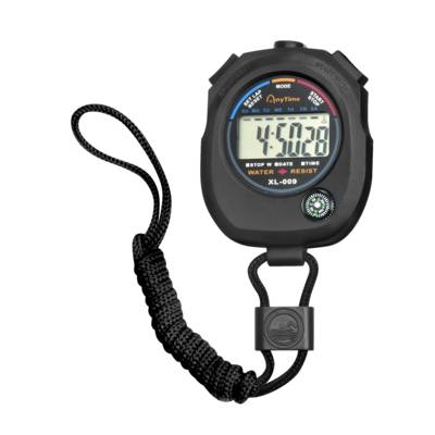 Chronomètre avec mode alarme résistant à l'eau noir - WONDAY