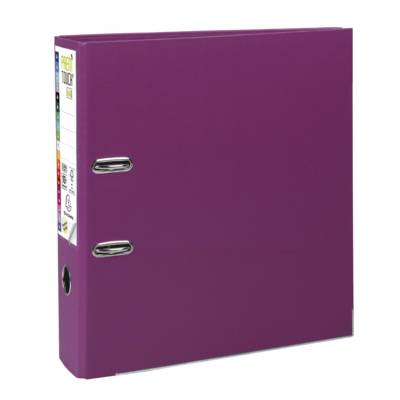 Classeur à levier Prem'Touch polypropylène - Dos 80mm - A4 maxi - Fuchsia - EXACOMPTA