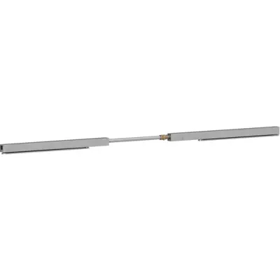 Rail coulissant encastré G881 avec sélecteur de fermeture pour ferme-porte DC860 - Argent EV1 - ASSA ABLOY - 11226000 - ASSA ABLOY COTE PICARDE