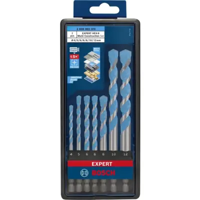 Coffret de forets EXPERT HEX-9 Multi Construction - BOSCH - 2608902370
