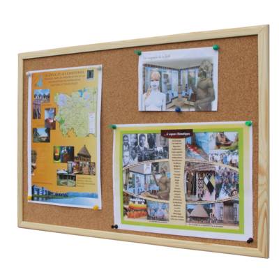 Panneau d'affichage liège encadrement bois – Ulmann