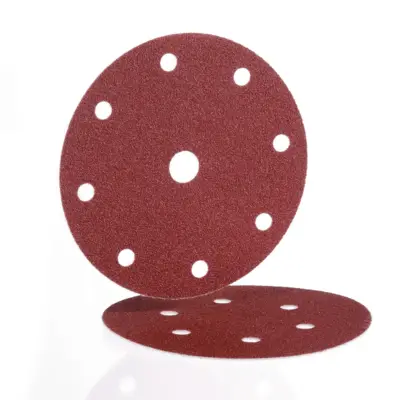 Disque abrasif papier velcro BW 115 - Ø 125 Grain 60 - 8 Trous - HERMES - 6540039 - HERMES ABRASIFS SA