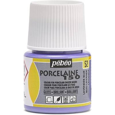 Flacon 45 ml Peinture P150 porcelaine Coloris Bleu lavande - PÉBÉO