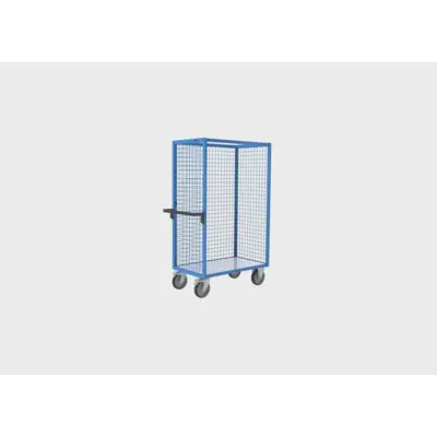 Servante grillagée 4 côtés verrouillable 1000 x 600 mm charge 500 kg - FIMM - 880725223
