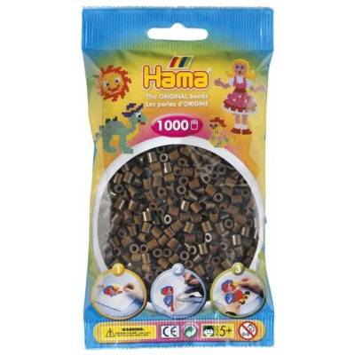 Sachet de 1000 Perles à repasser midi 5 mm Marron - HAMA