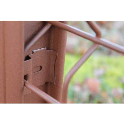 Clip inox pour poteau EXPERT (260S) anthracite - Gedimat - LIPPI
