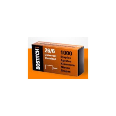 Boite de 1000 agrafes 26/6 Standard - Bostitch