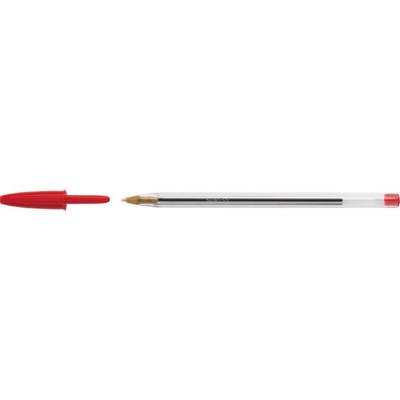 Stylo bille CRISTAL Rechargeable Pointe Moyenne Rouge - BIC