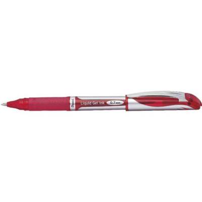 Stylo Roller Encre Gel Liquid EnerGel BL57 Pointe 0,7mm Rouge - Pentel