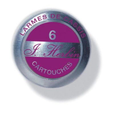 Boîte de 6 cartouches d'encre standard Larmes de cassis - Herbin