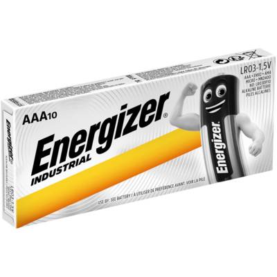 Paquet de 10 piles Industrial AAA/LR03 DP10/120 - ENERGIZER