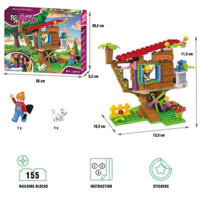 My Girls Abri d'arbre | Jeu de Blocs de Construction - BLOCKI