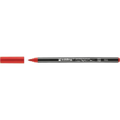 Feutre Porcelaine 4200 Rouge Pointe Pinceau 1-4 mm - EDDING