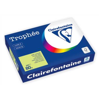 Ramette Papier FSC A4 80g 500 Feuilles Vert Nature - CLAIREFONTAINE