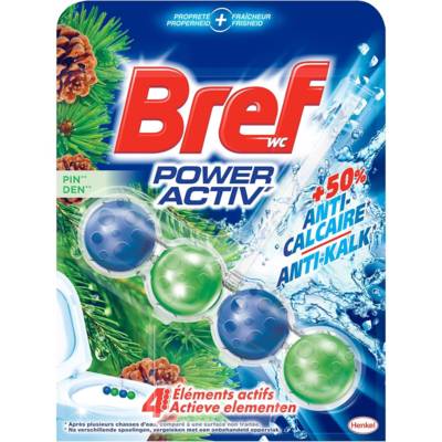 Power Activ' Pin - Bloc WC (50g) - Produit Nettoyant Détartrant toilettes - BREF