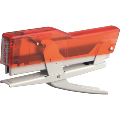 Pince agrafeuse sous coque pegbordeable 591 "Fun" N°10 coloris rouge translucide - ZENITH