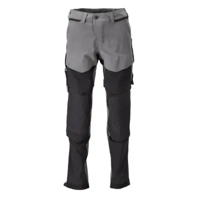 Pantalon avec poches genouillères MASCOT Ultimate - Léger et hydrofuge - 22279-605-GRIS ANTHRACITE/NOIR-50