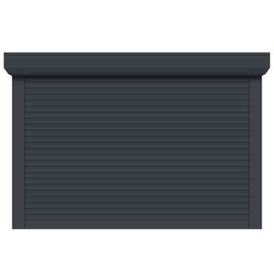 Porte de garage enroulable VINCENNES FIRST gris anthracite RAL 7016 - Gedimat - C2R