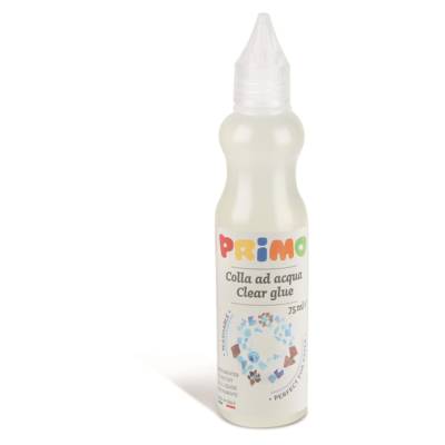 Flacon de 80 ml de colle transparente à base d'eau, avec bec verseur - PRIMO