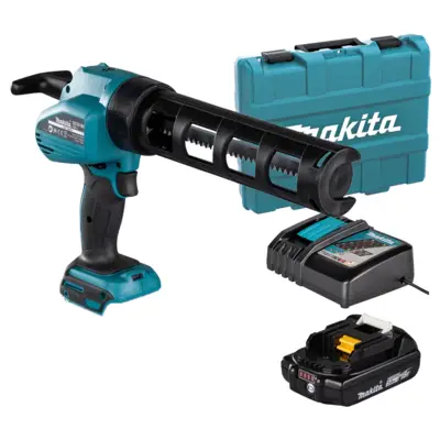 Pistolet à mastic LXT ® 18V - MAKITA - avec 1 batterie 2Ah - chargeur - coffret - DCG180RA