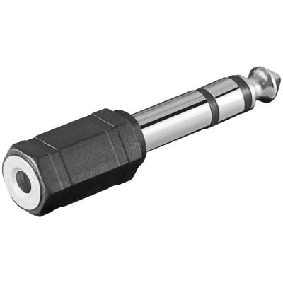 Adaptateur Audio 6.35mm Mâle (3-pin, Stereo) - 3.5 mm Femelle (3-pin, Stereo) - GOOBAY