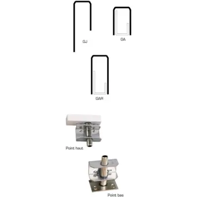 Kit porte épaisse 45/65 entretoises Protective A2P BEZAULT - 14798000 - BEZAULT SAS
