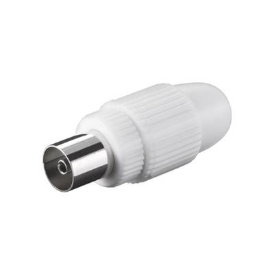 Connecteur Plastique Coaxial 9,5 mm Femelle pour Câble Coaxial à Visser - GOOBAY