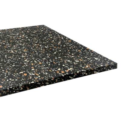 Plateau de table rectangle Terrazzo Black - RestooTab