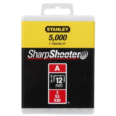 Agrafes STANLEY 4 mm - Type A - Boite de 1000 pièces - 1-TRA202T