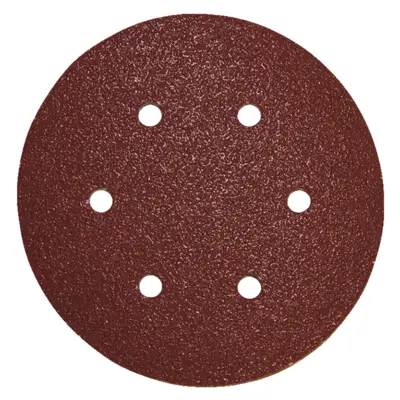 Disques abrasifs Ø 150 mm auto-agrippant 6 trous (bois/métal) G 120 - MAKITA - bte de 10 - P-37518